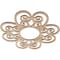 Ekena Millwork Cohen Wood Fretwork Pierced Ceiling Medallion, Alder, 16"OD x 5 1/2"ID x 3/8"T CMWP16X16X0375COAL - alternate 3